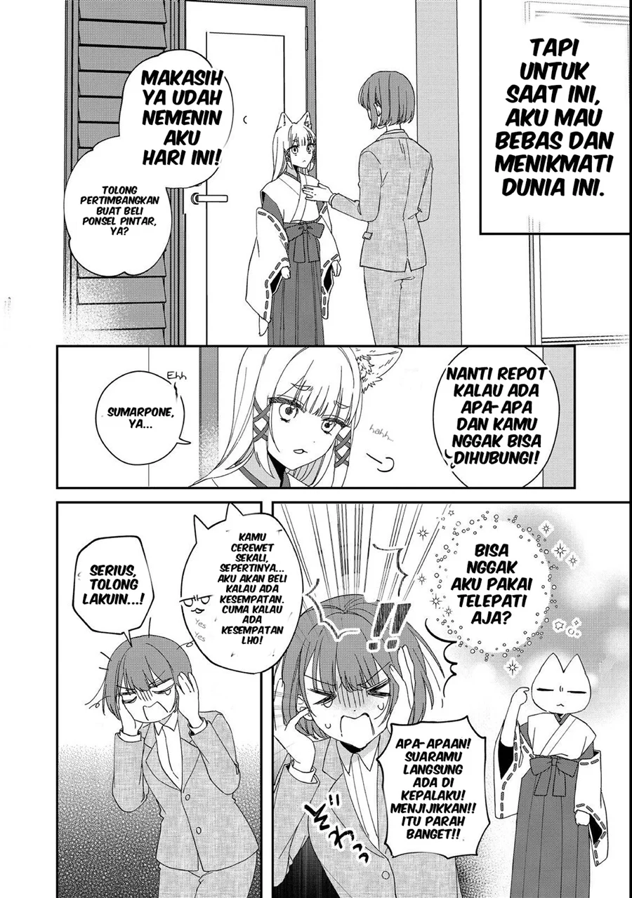 Okitsune-sama ni Onegai! ~Haison ni Nokotteta Kami-sama ga Fantasy-ka Shita Gendaishakai ni Hourikomaretara Saikyou Datta~ Chapter 4 - halaman 18