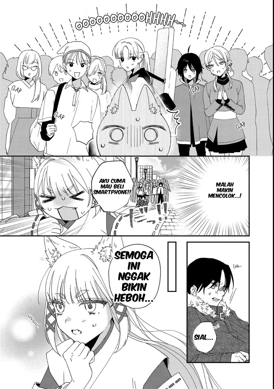 Okitsune-sama ni Onegai! ~Haison ni Nokotteta Kami-sama ga Fantasy-ka Shita Gendaishakai ni Hourikomaretara Saikyou Datta~ Chapter 5 - halaman 8