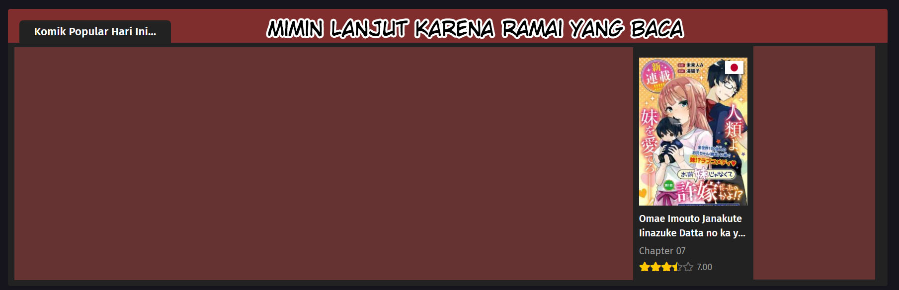 Omae Imouto ja Nakute Iinazuke Datta no ka yo!? Chapter 8 - halaman 1