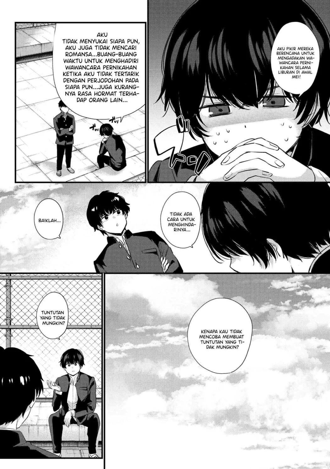 Omiai Shitakunakatta node, Murinandai na Jouken wo Tsuketara Doukyuusei ga Kita Ken ni Tsuite Chapter 1 - halaman 6