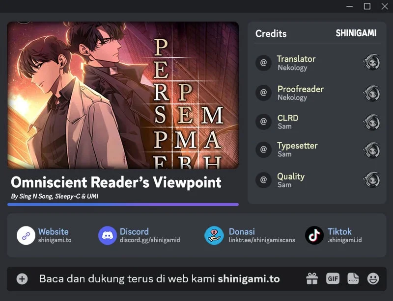 Omniscient Reader's Viewpoint Chapter 288 - halaman 1