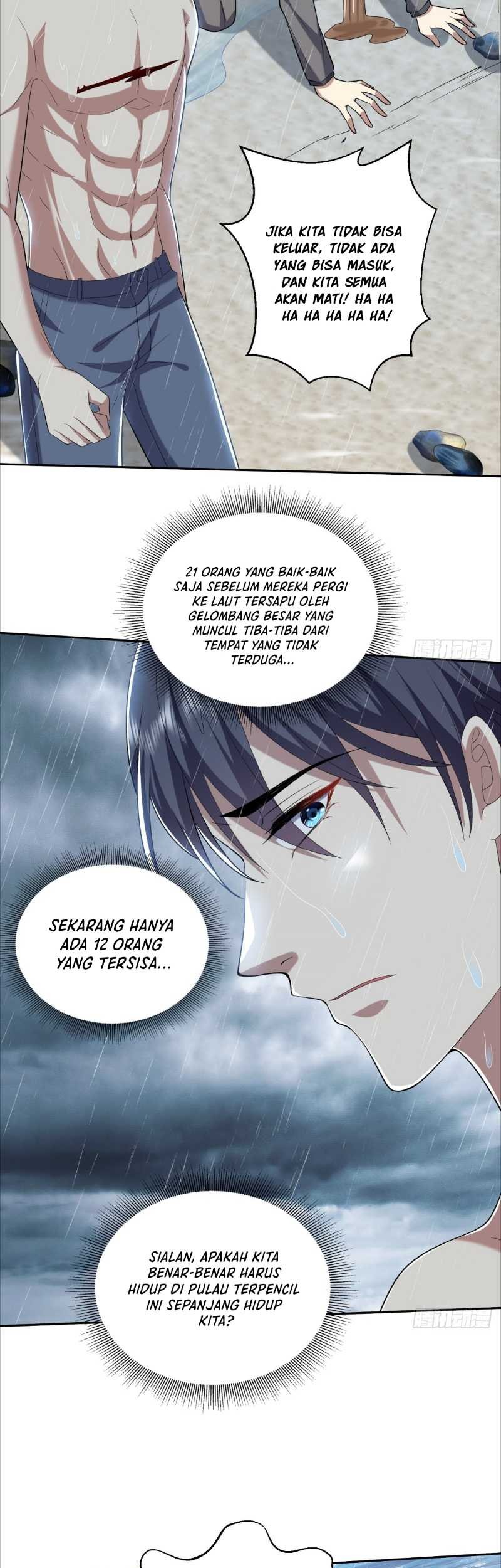 On a Deserted Island with Beautiful Sisters Chapter 12 - halaman 12
