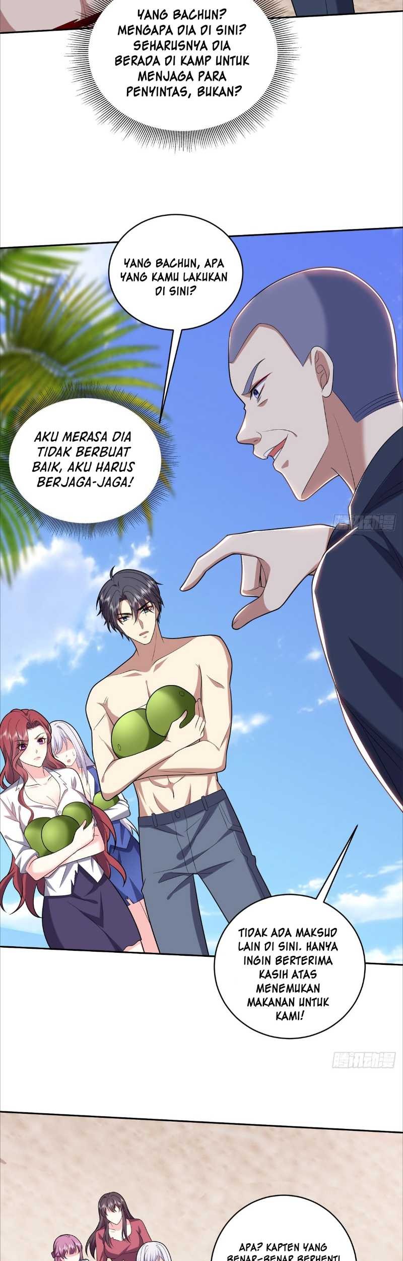On a Deserted Island with Beautiful Sisters Chapter 12 - halaman 28