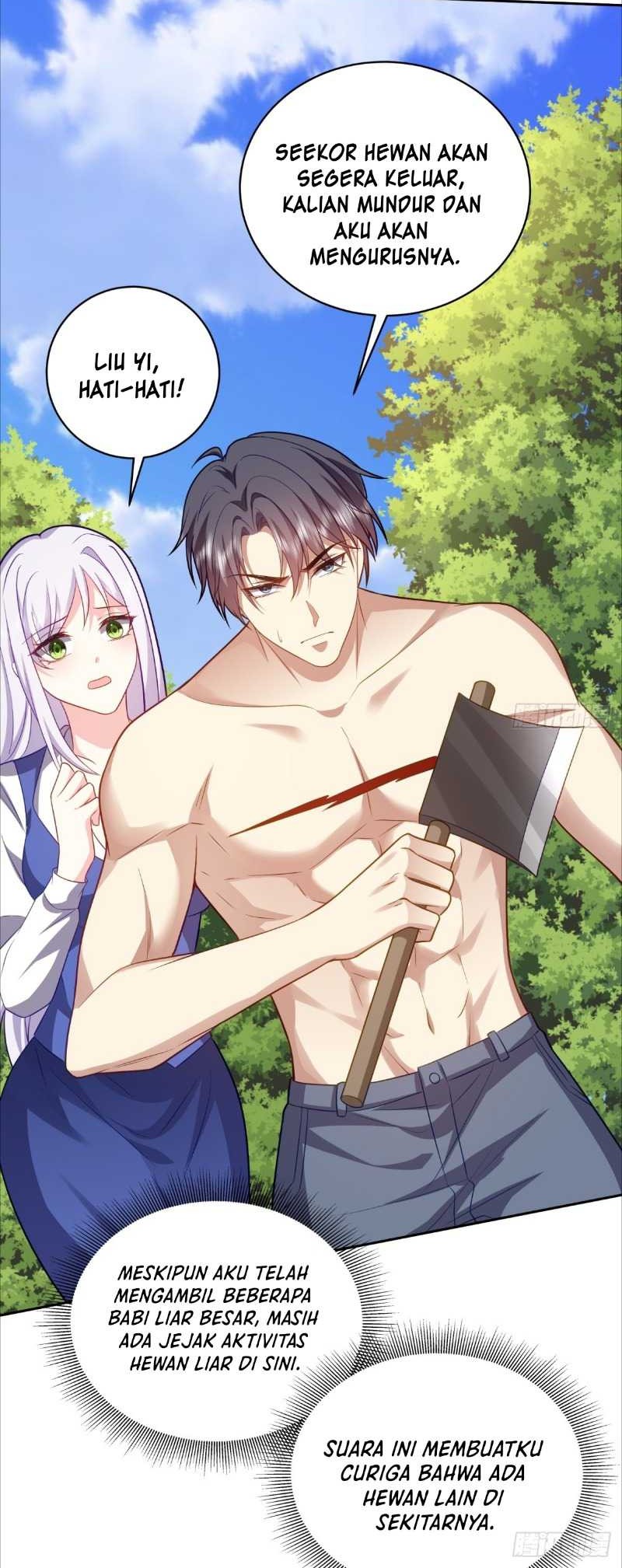 On a Deserted Island with Beautiful Sisters Chapter 13 - halaman 15
