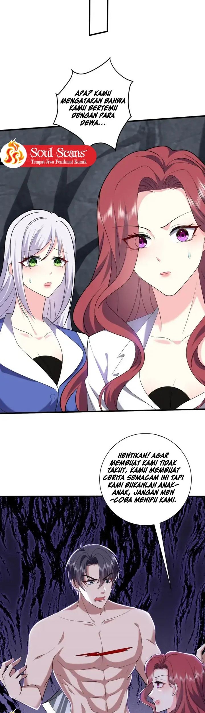 On a Deserted Island with Beautiful Sisters Chapter 14 - halaman 13