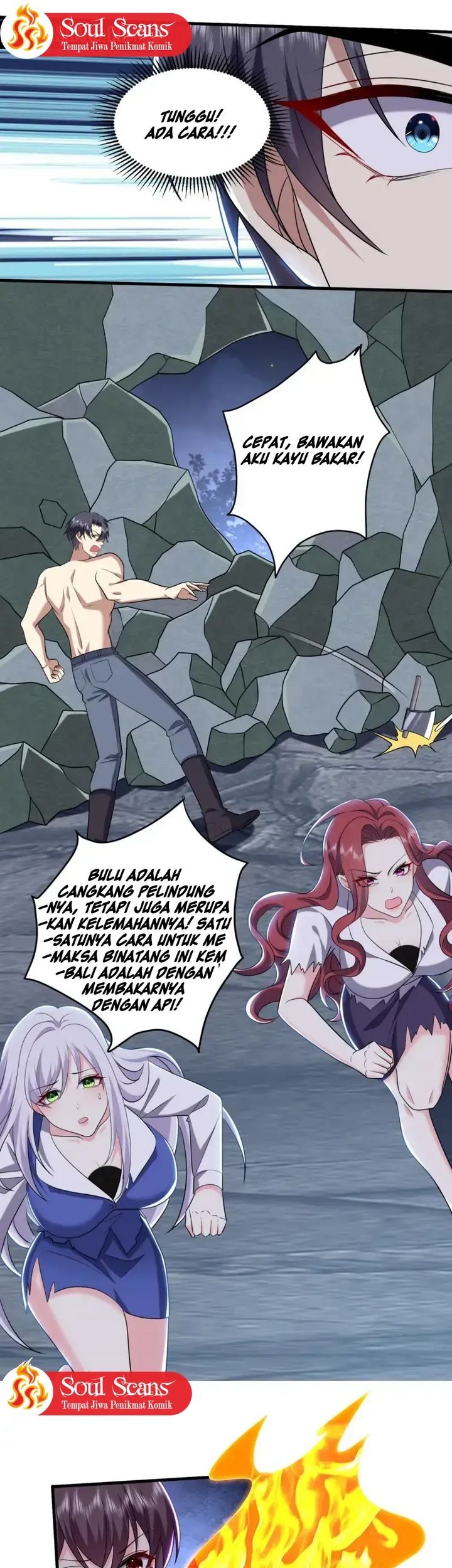 On a Deserted Island with Beautiful Sisters Chapter 14 - halaman 24