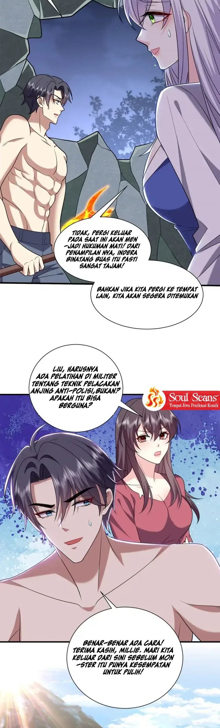 On a Deserted Island with Beautiful Sisters Chapter 14 - halaman 29