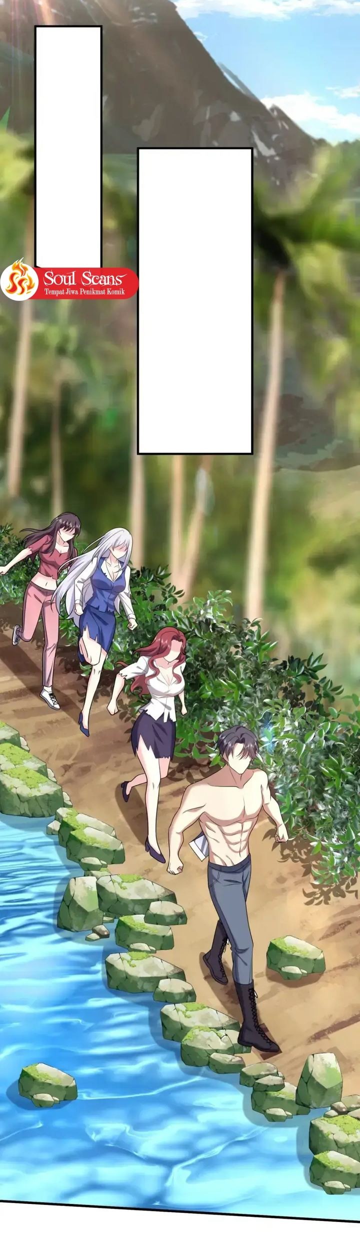 On a Deserted Island with Beautiful Sisters Chapter 14 - halaman 30