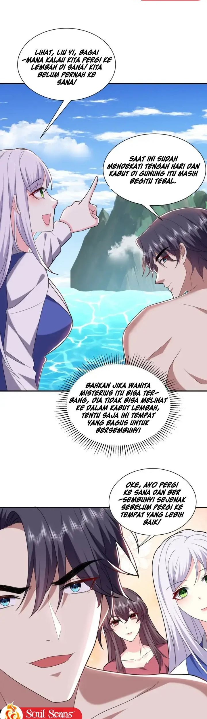 On a Deserted Island with Beautiful Sisters Chapter 14 - halaman 35