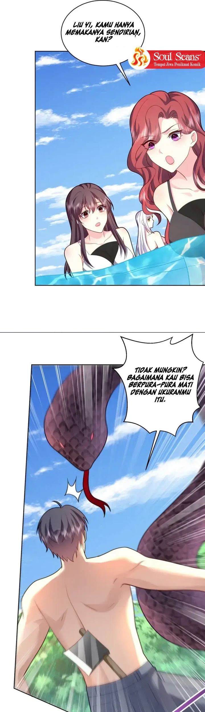 On a Deserted Island with Beautiful Sisters Chapter 15 - halaman 10