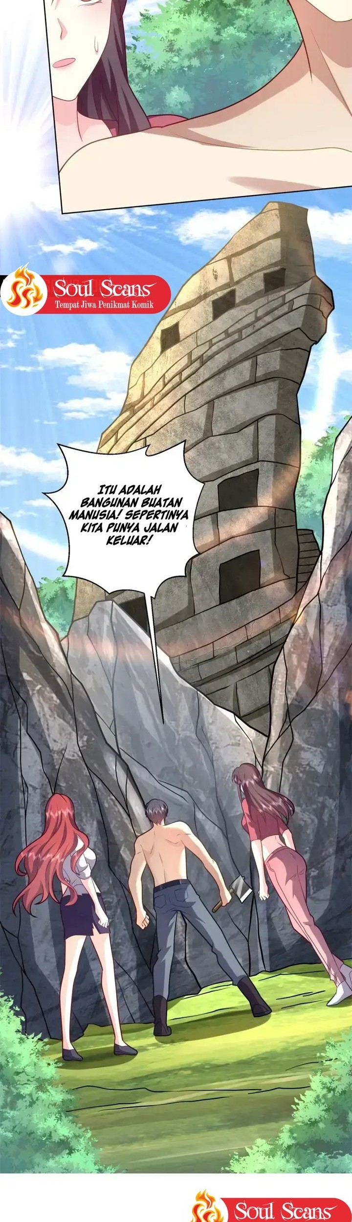 On a Deserted Island with Beautiful Sisters Chapter 15 - halaman 17
