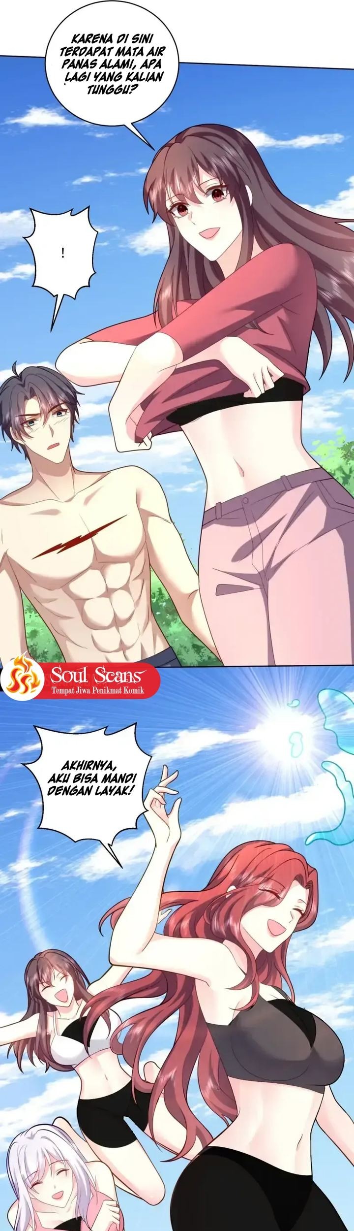 On a Deserted Island with Beautiful Sisters Chapter 15 - halaman 4