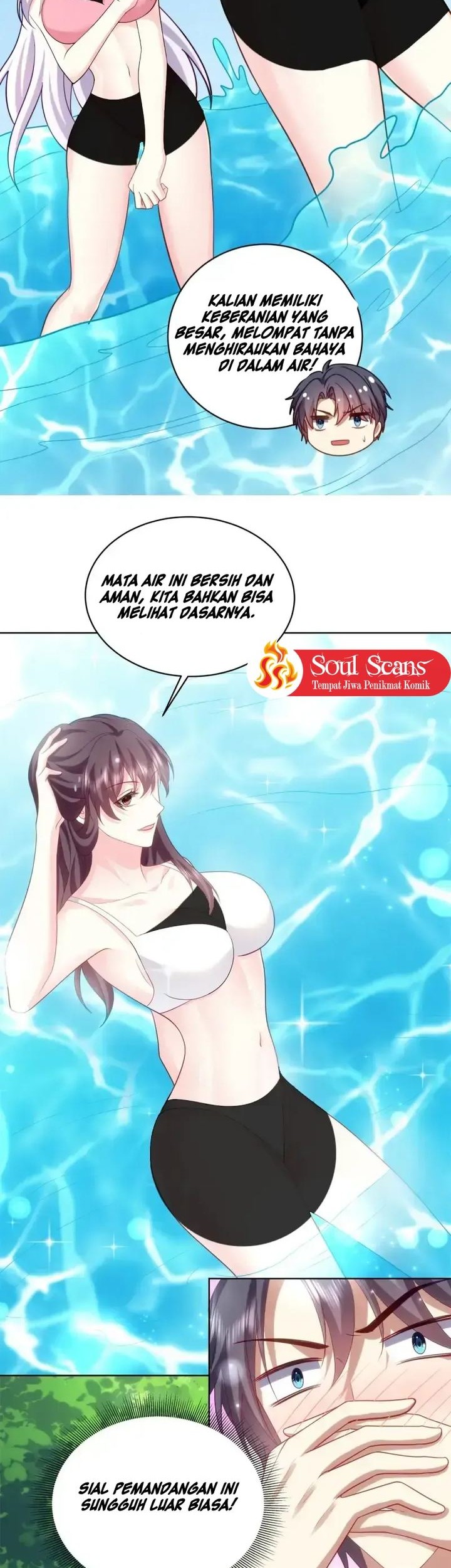 On a Deserted Island with Beautiful Sisters Chapter 15 - halaman 5