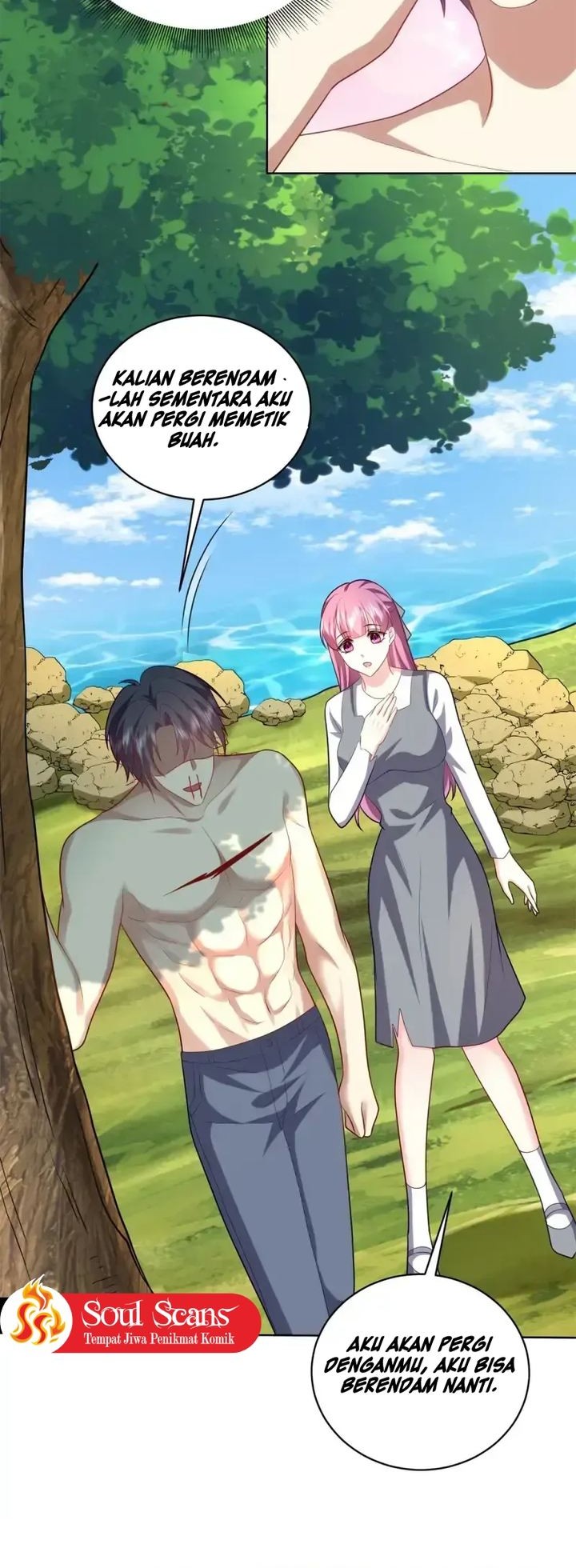 On a Deserted Island with Beautiful Sisters Chapter 15 - halaman 6