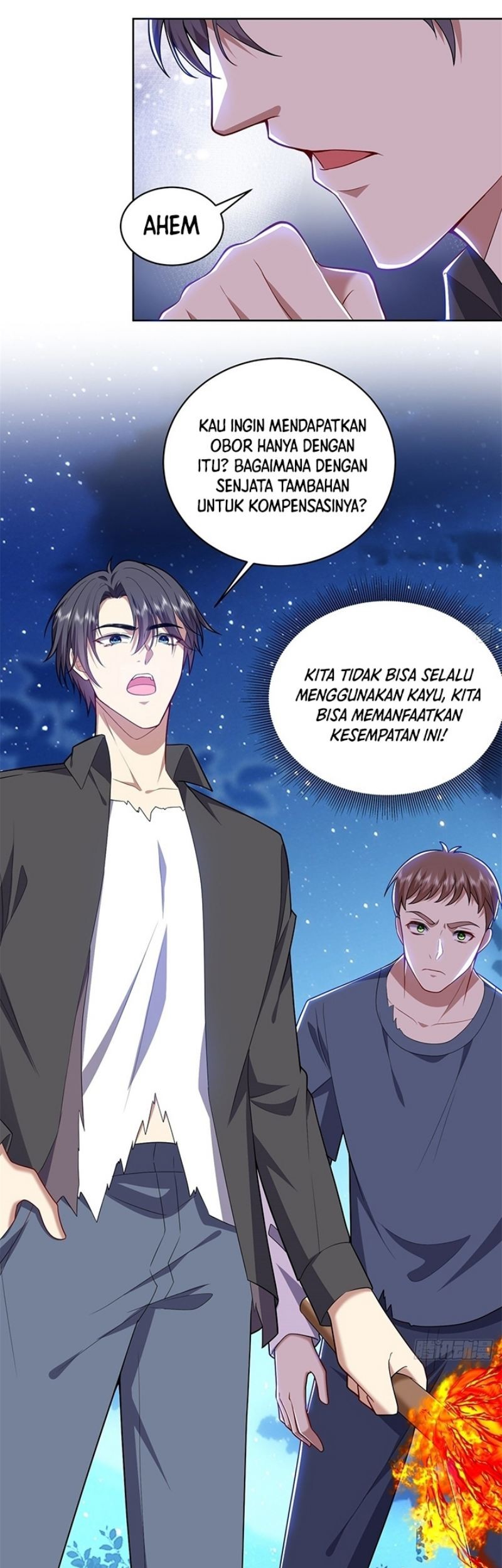 On a Deserted Island with Beautiful Sisters Chapter 3 - halaman 14