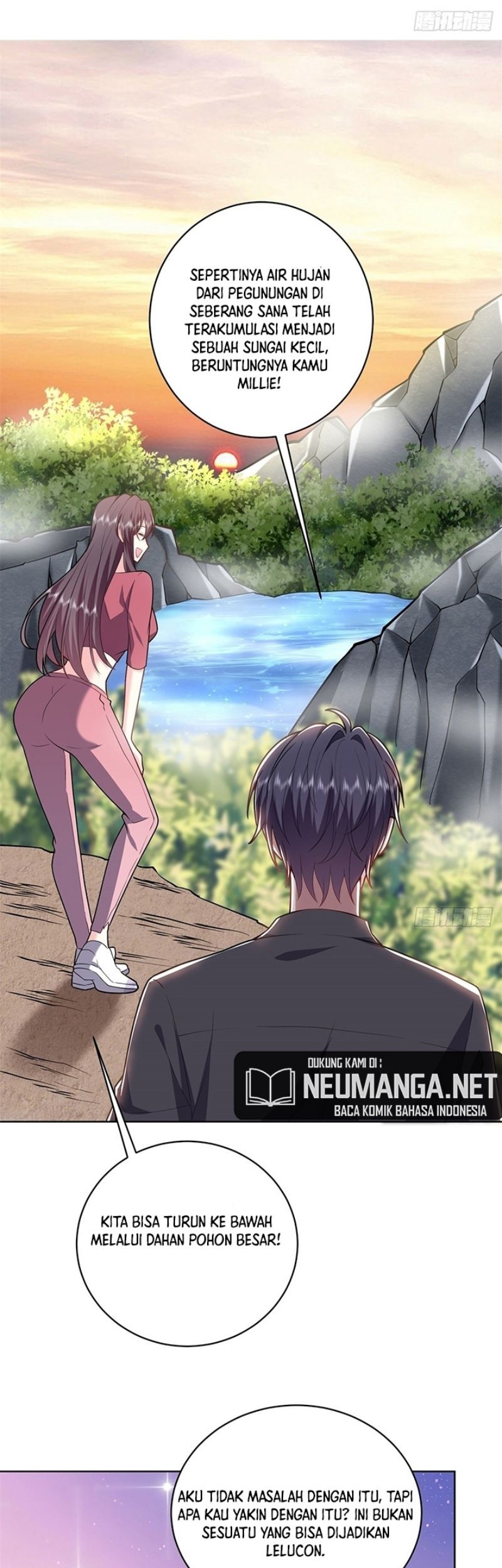 On a Deserted Island with Beautiful Sisters Chapter 3 - halaman 24