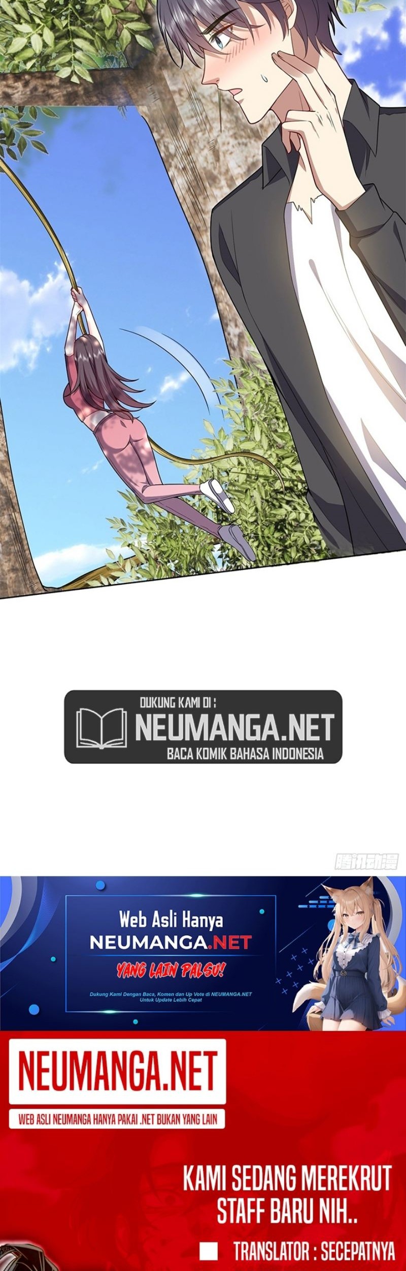 On a Deserted Island with Beautiful Sisters Chapter 3 - halaman 46