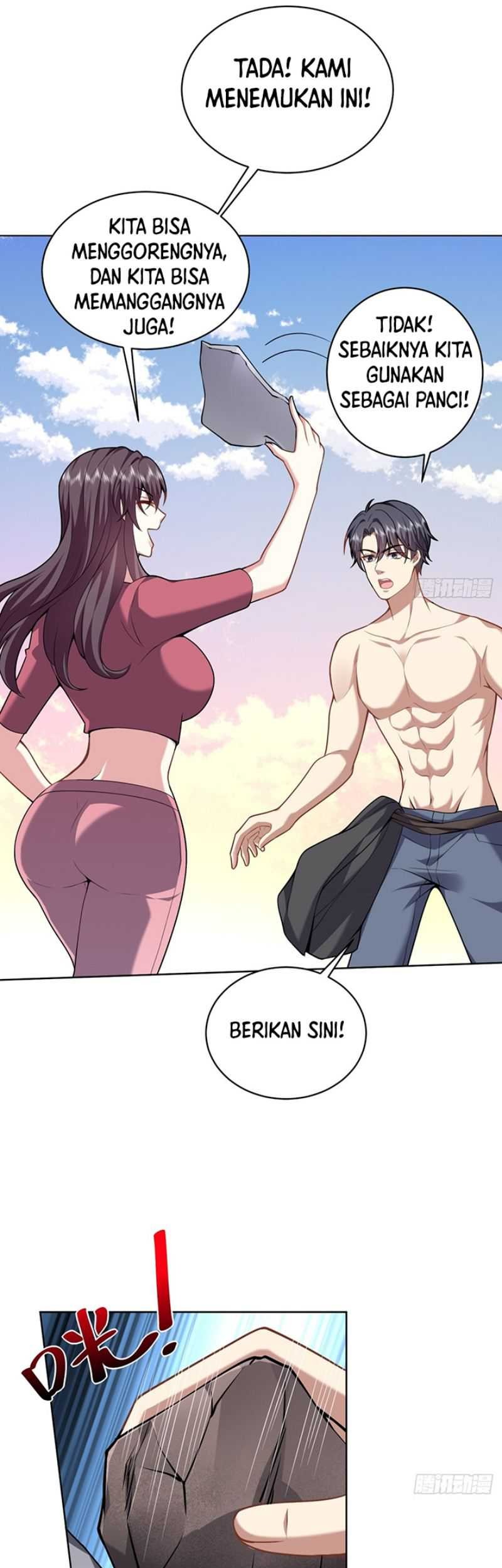 On a Deserted Island with Beautiful Sisters Chapter 4 - halaman 23