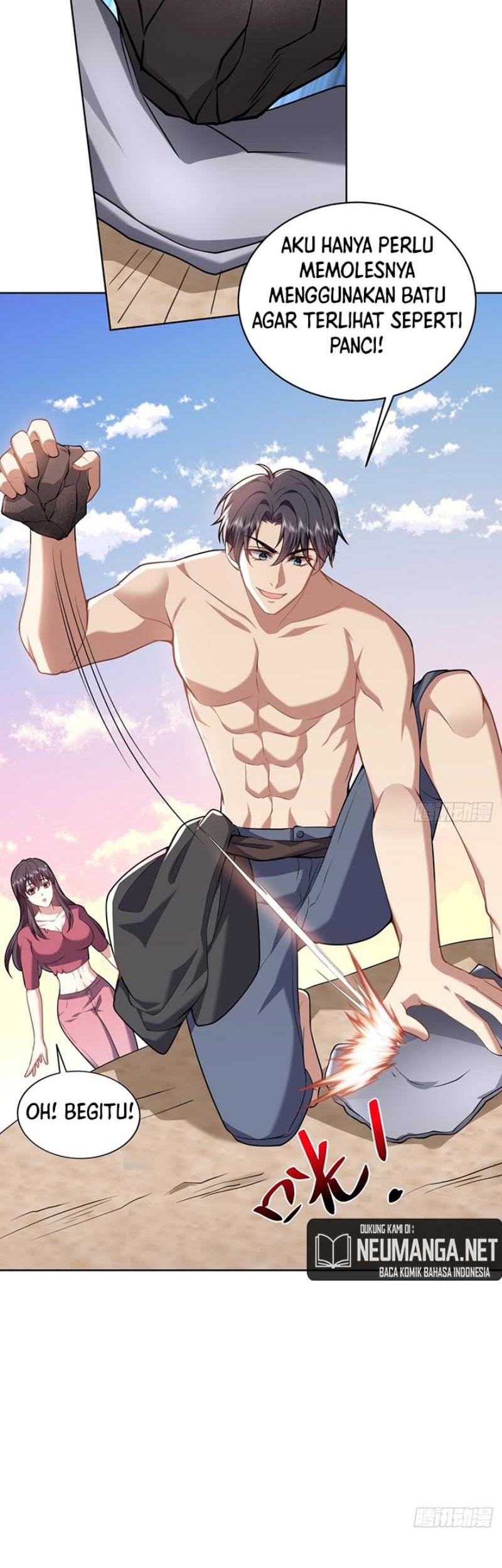On a Deserted Island with Beautiful Sisters Chapter 4 - halaman 24