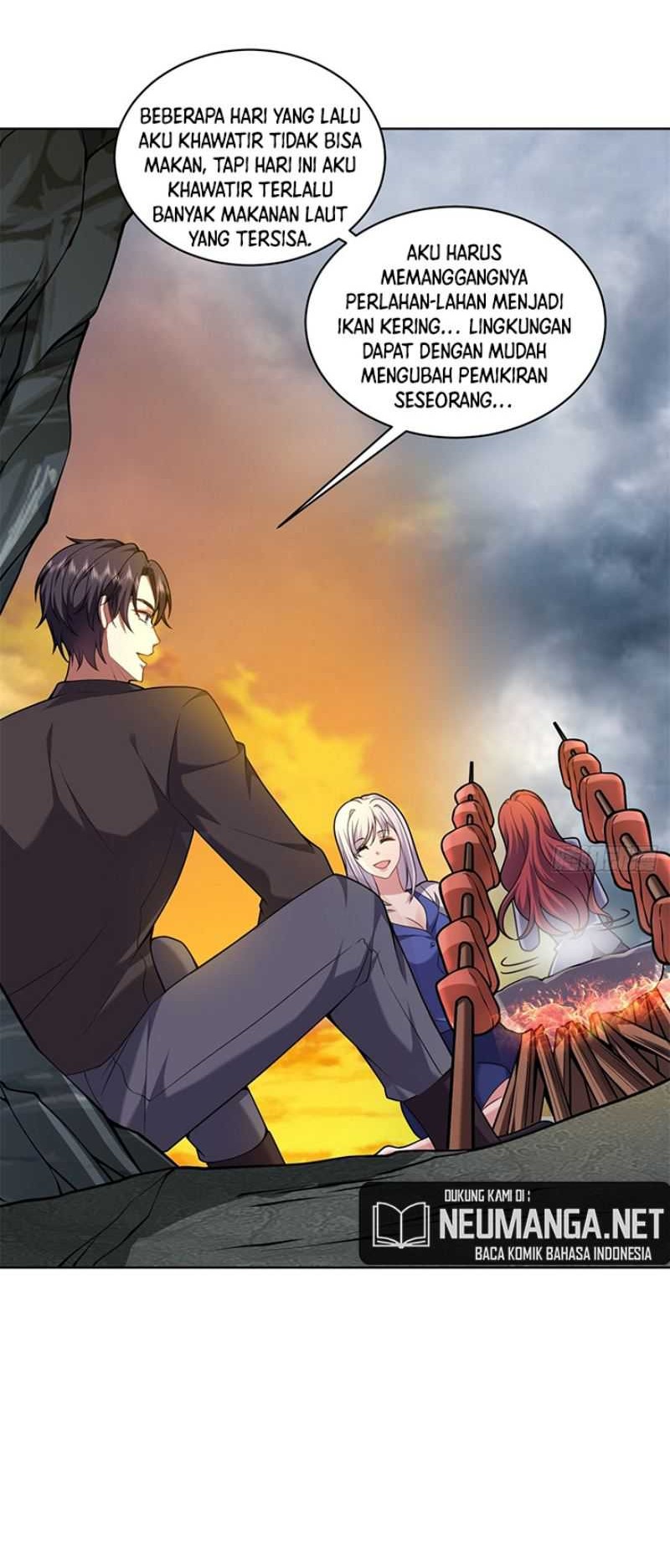 On a Deserted Island with Beautiful Sisters Chapter 4 - halaman 32