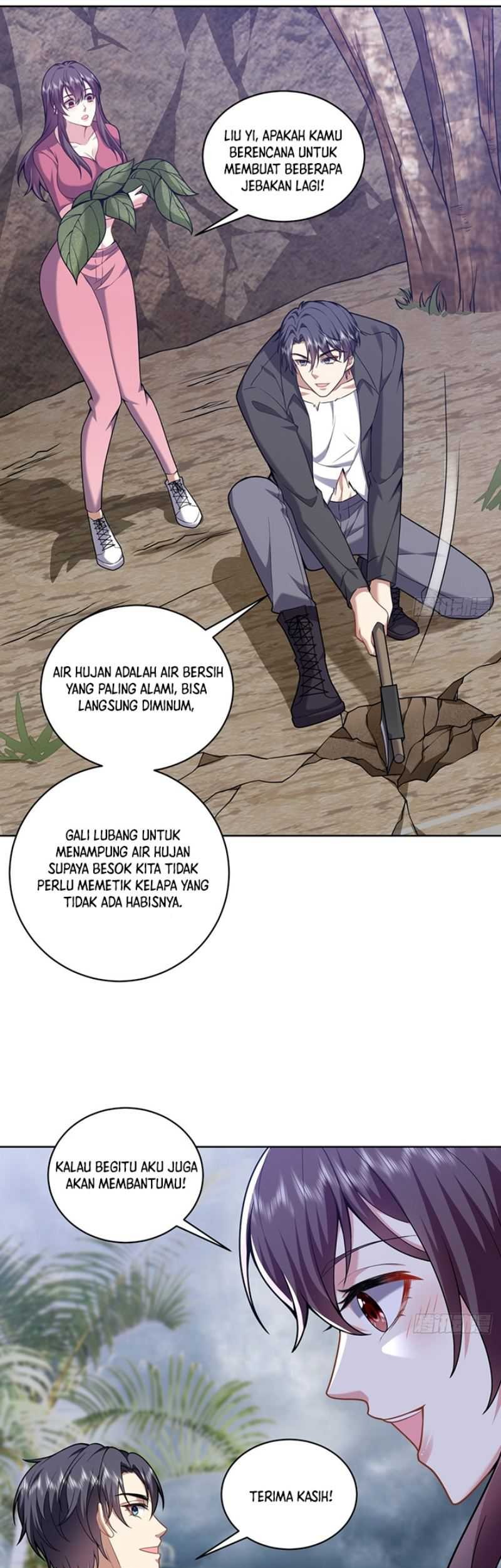 On a Deserted Island with Beautiful Sisters Chapter 4 - halaman 38