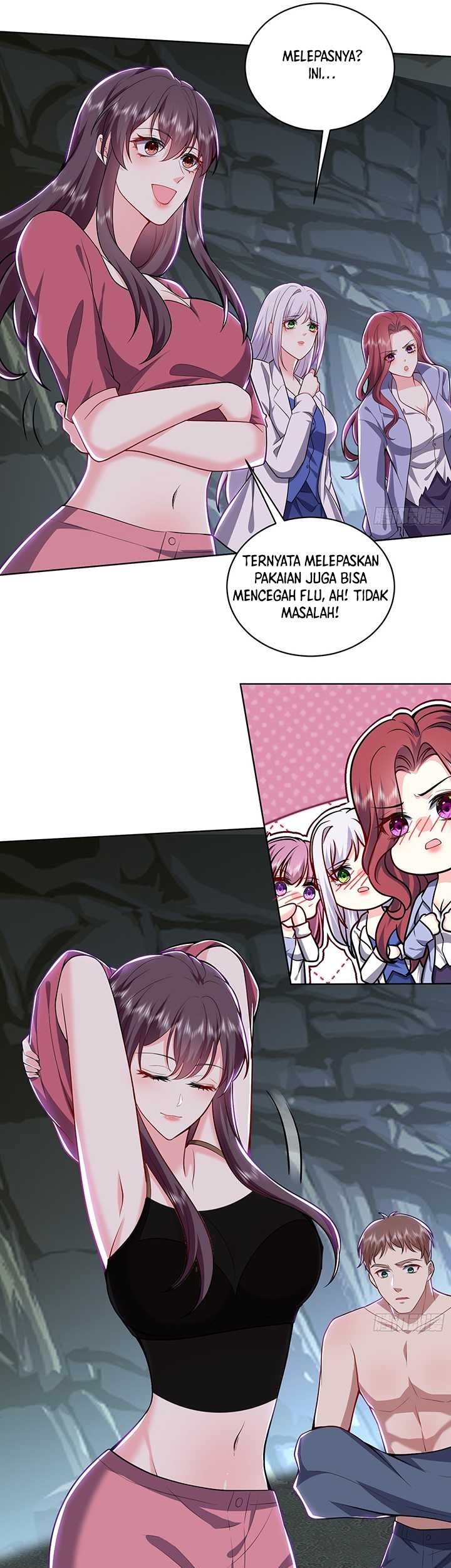 On a Deserted Island with Beautiful Sisters Chapter 5 - halaman 18