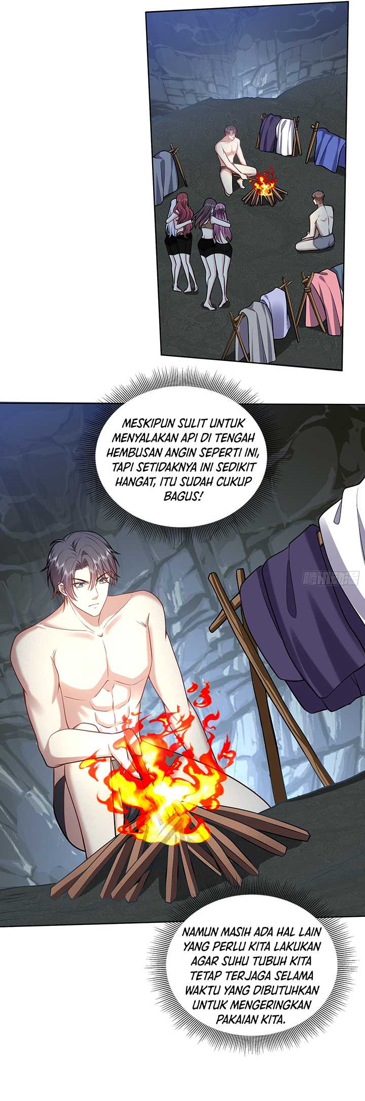On a Deserted Island with Beautiful Sisters Chapter 5 - halaman 22