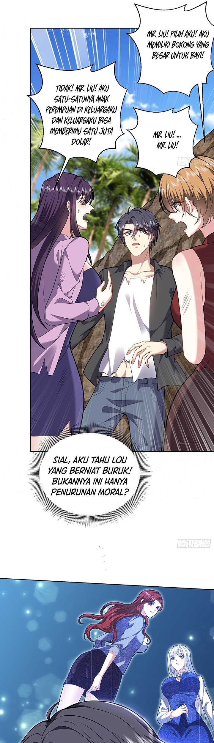 On a Deserted Island with Beautiful Sisters Chapter 5 - halaman 36
