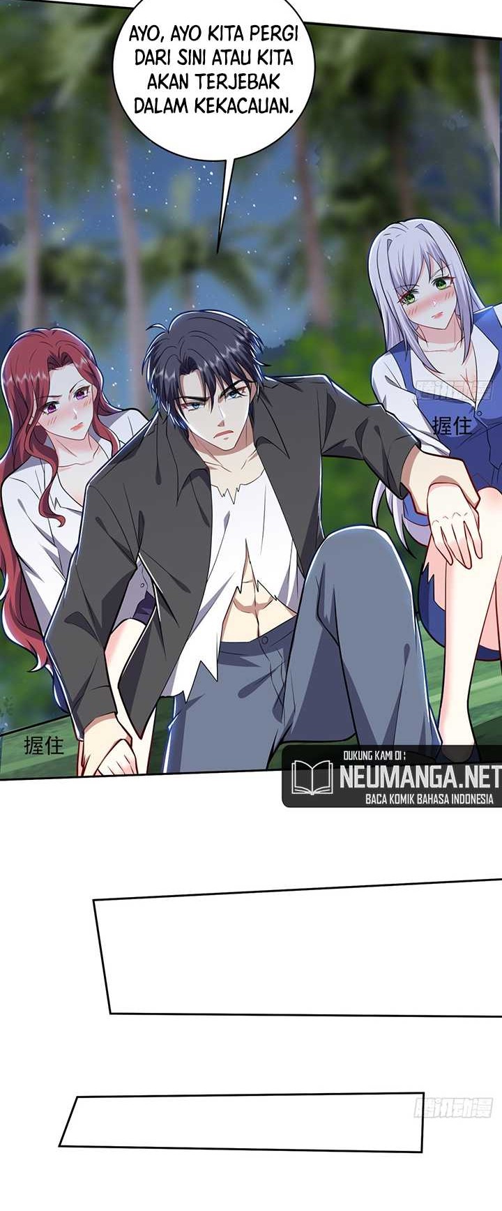 On a Deserted Island with Beautiful Sisters Chapter 7 - halaman 28