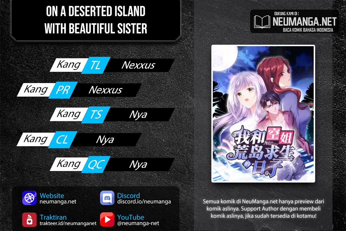 On a Deserted Island with Beautiful Sisters Chapter 9 - halaman 1