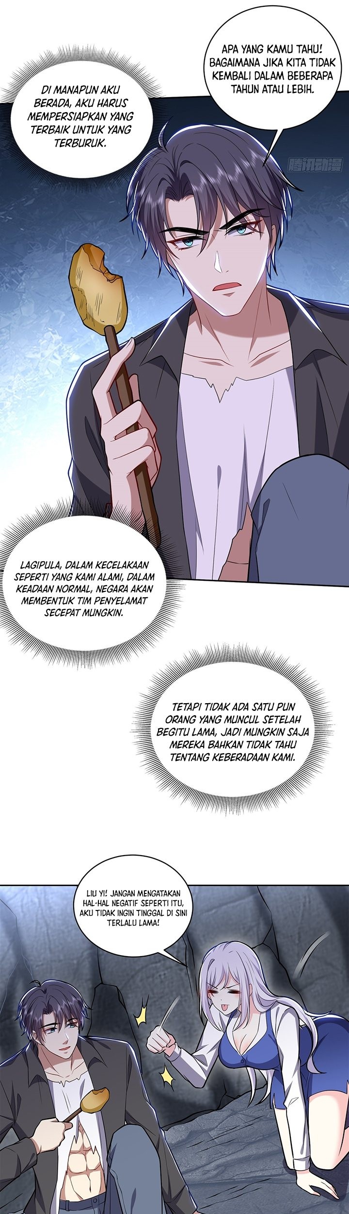 On a Deserted Island with Beautiful Sisters Chapter 9 - halaman 12