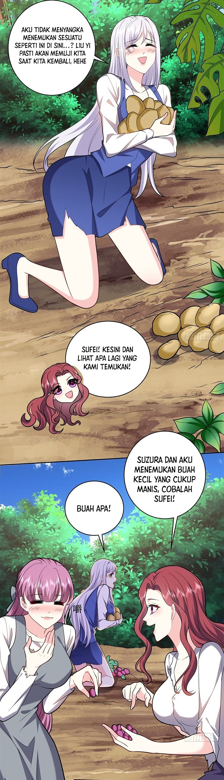 On a Deserted Island with Beautiful Sisters Chapter 9 - halaman 6