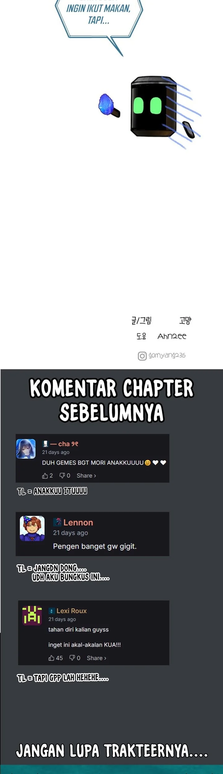 On the Way to See Mom Chapter 31.5 - halaman 77