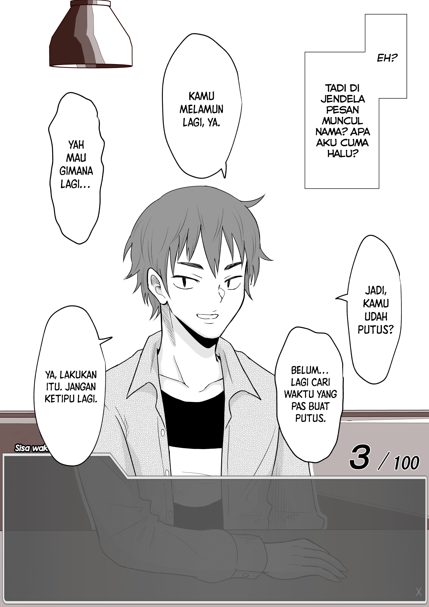 One Day a Message Window Appeared Out of Nowhere!? Chapter 9 - halaman 1