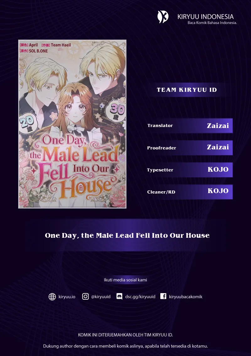 One Day, the Male Lead Fell Into Our House Chapter 11 - halaman 1