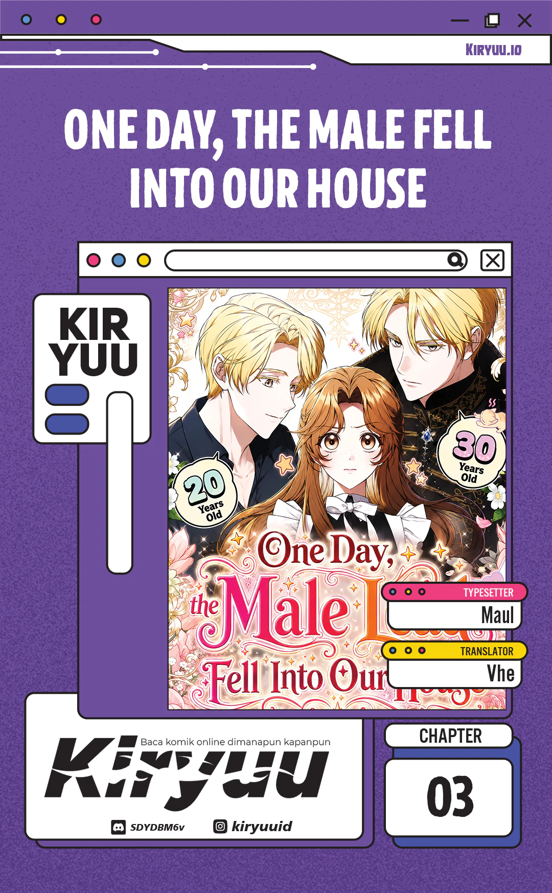 One Day, the Male Lead Fell Into Our House Chapter 3 - halaman 1