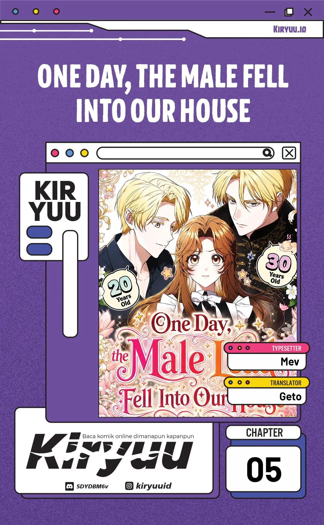 One Day, the Male Lead Fell Into Our House Chapter 5 - halaman 1