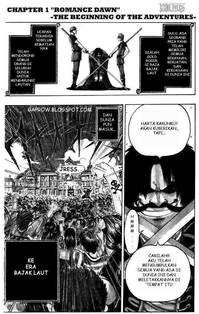 One Piece Chapter 1 - halaman 1