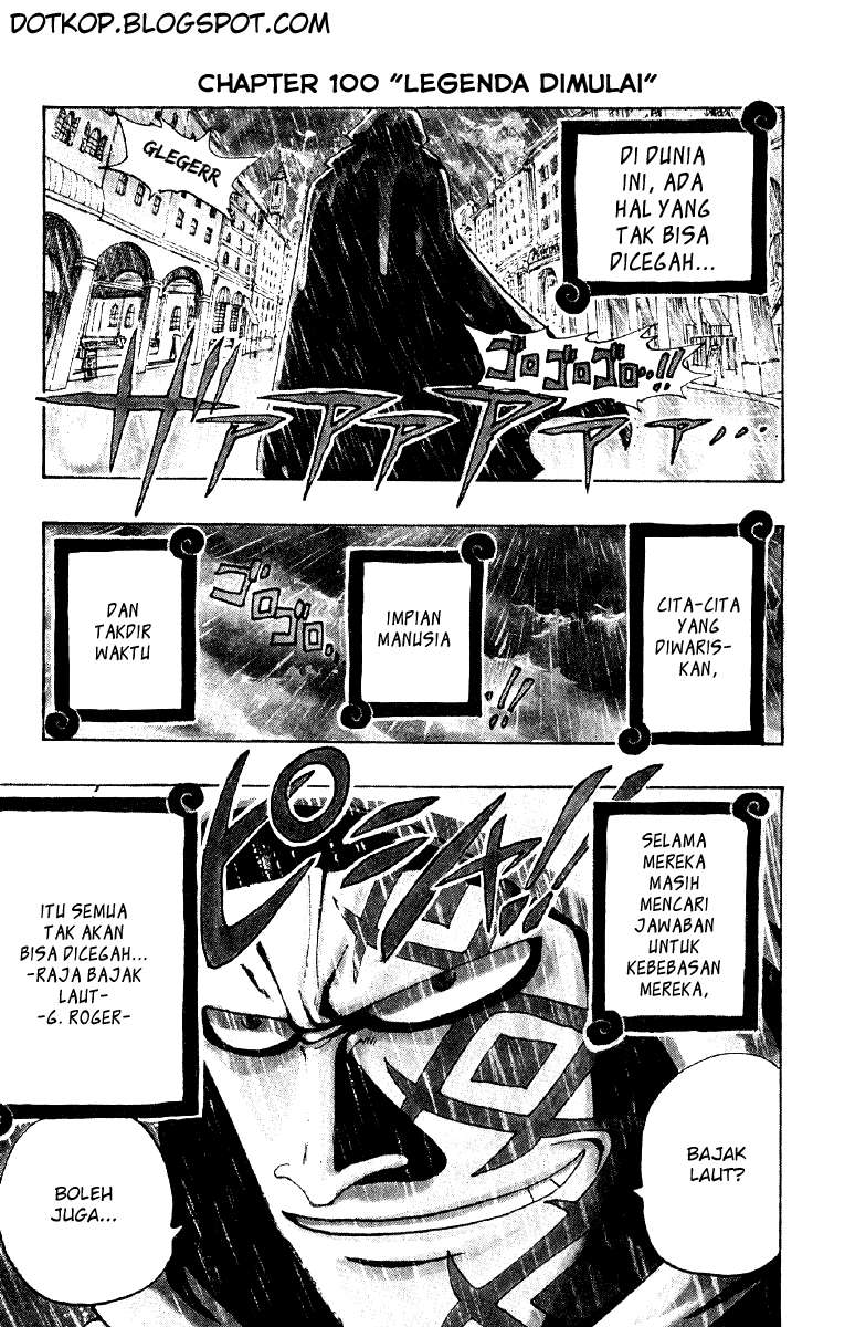 One Piece Chapter 100 - halaman 2