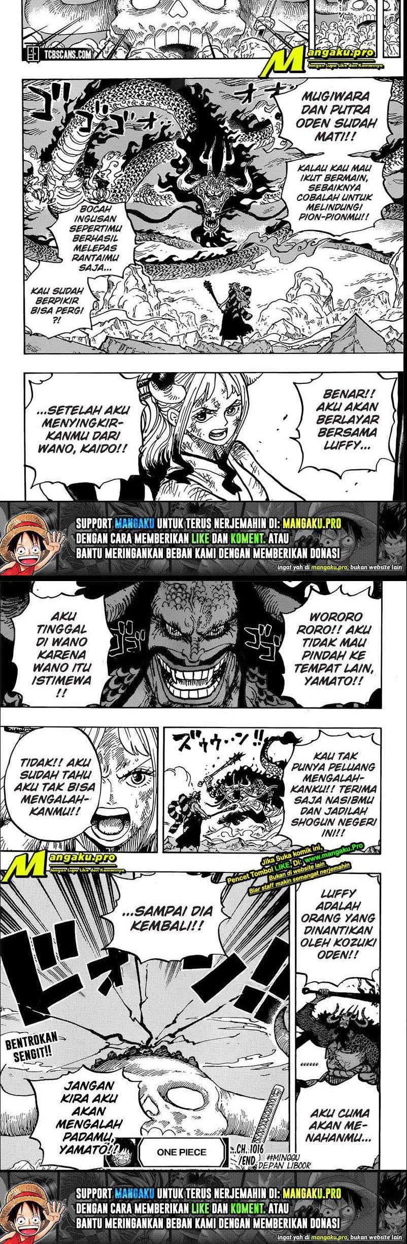 One Piece Chapter 1016 - halaman 8