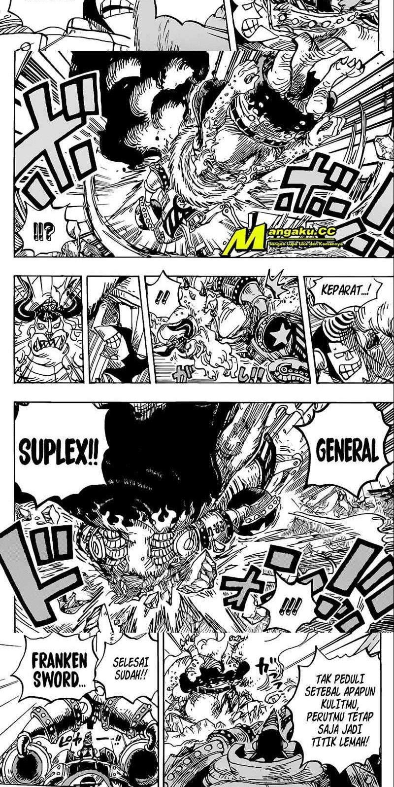 One Piece Chapter 1019 - halaman 8