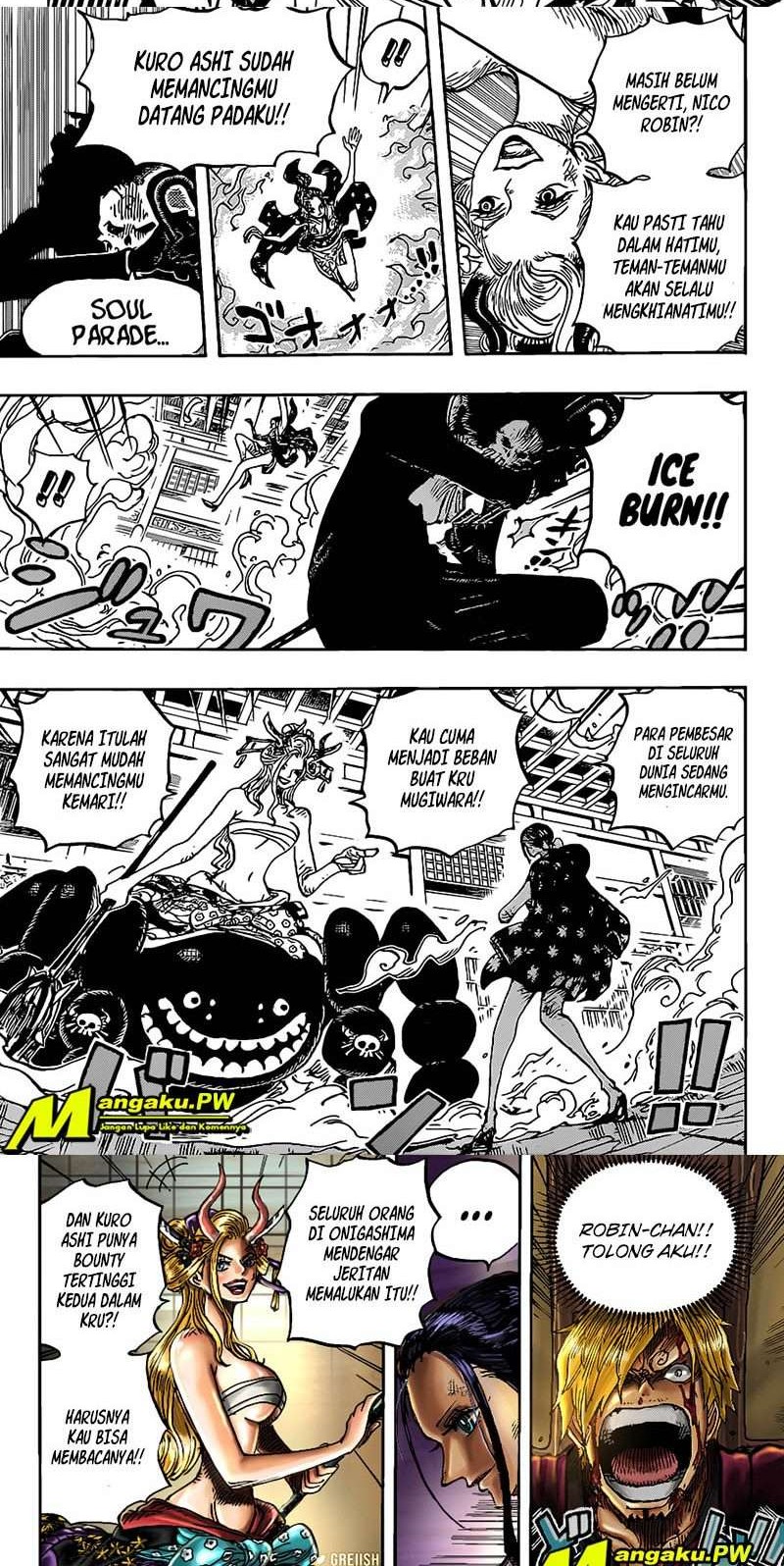 One Piece Chapter 1020 - halaman 8