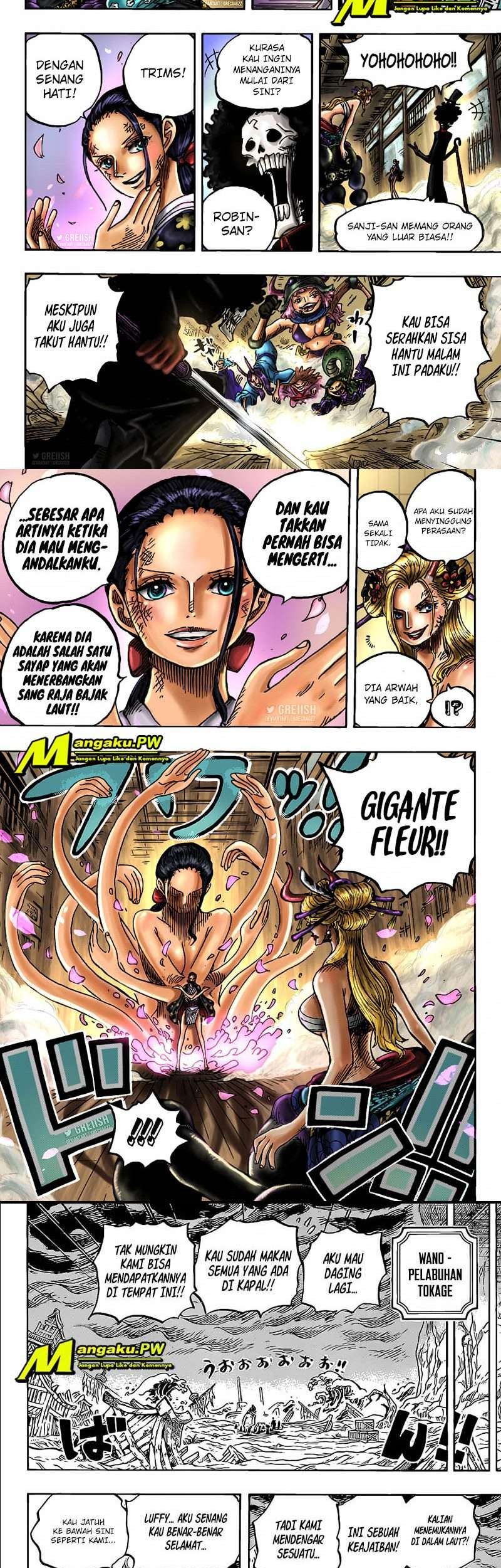 One Piece Chapter 1020 - halaman 9