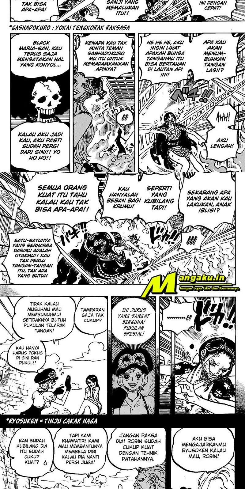 One Piece Chapter 1021 - halaman 6