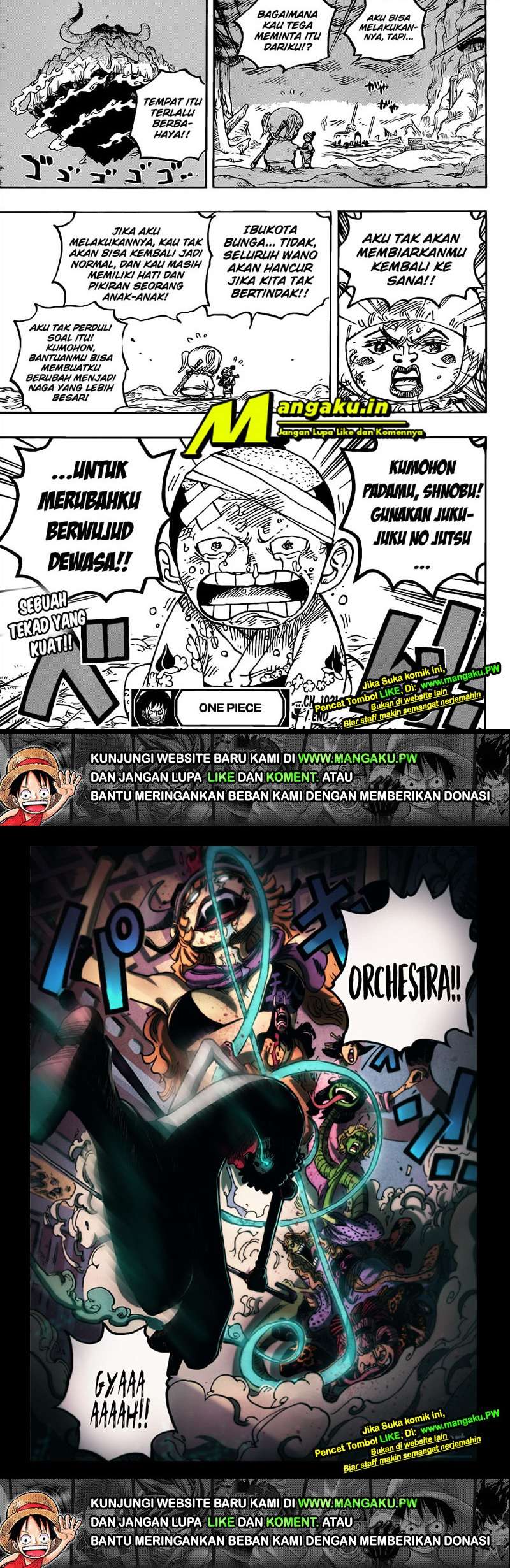 One Piece Chapter 1021 - halaman 9