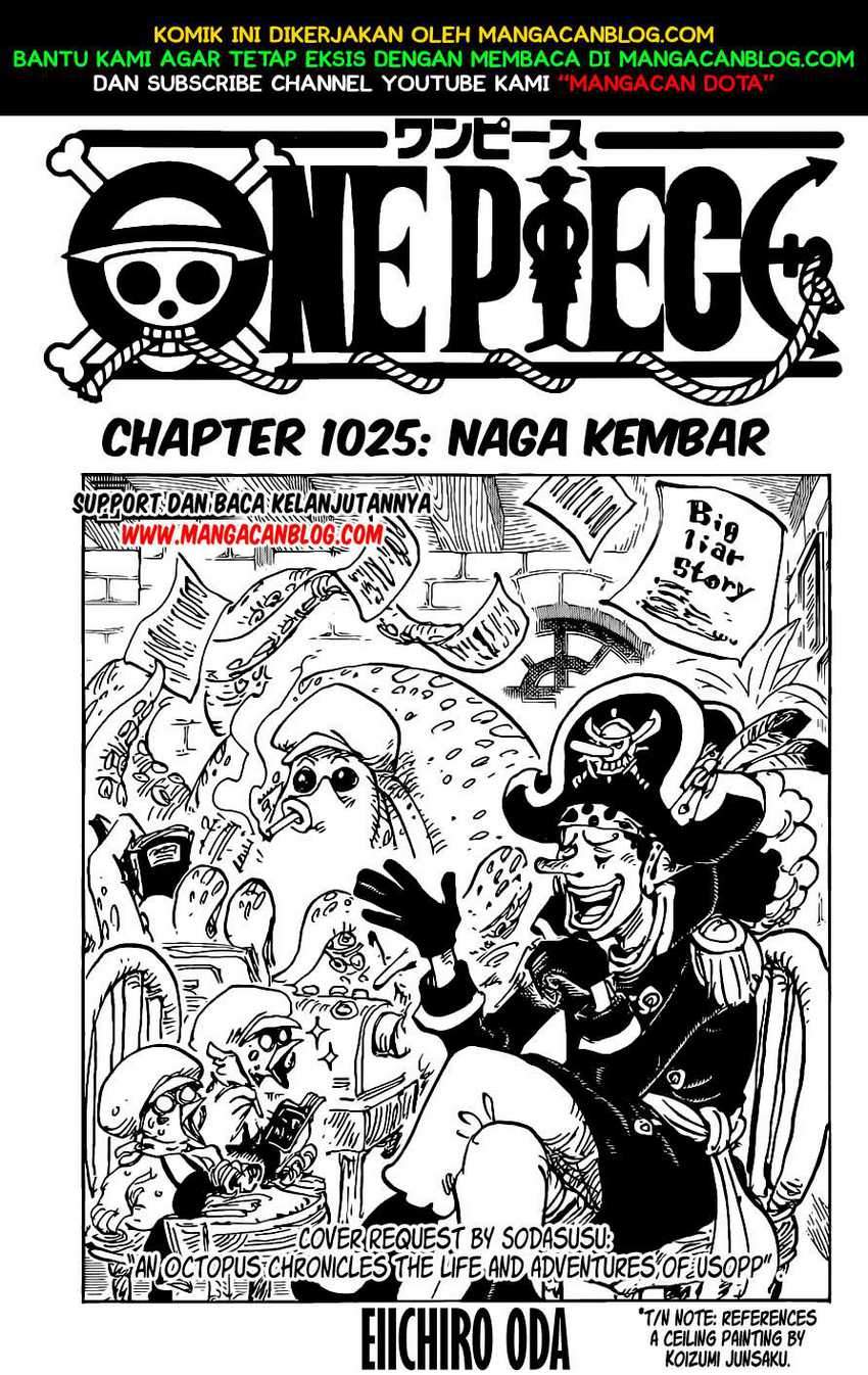 One Piece Chapter 1025 - halaman 1