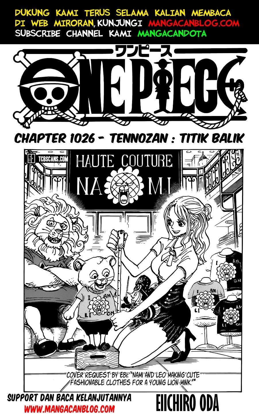 One Piece Chapter 1026 - halaman 1