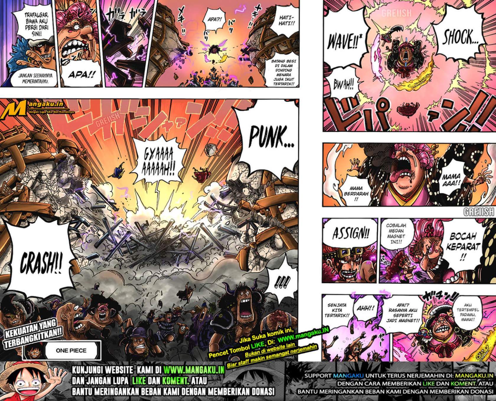 One Piece Chapter 1030 - halaman 18