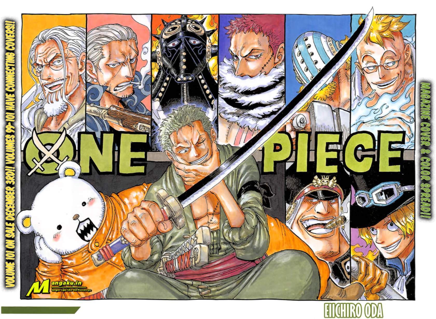 One Piece Chapter 1031 - halaman 3