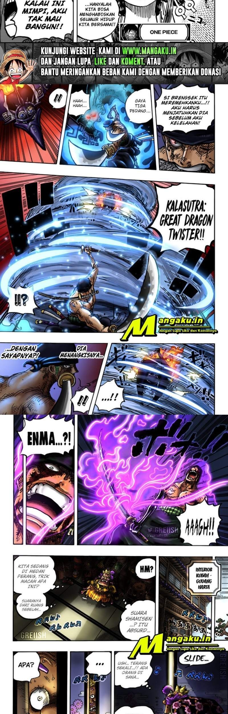 One Piece Chapter 1032 - halaman 11